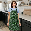 Search for 4 leaf clover aprons Green