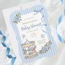 Search for carousel baby shower invitations Whimsical