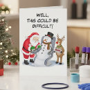 Search for funny drawing christmas cards Santa
