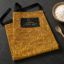 Search for gold foil aprons Elegant