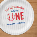 Search for baseball paper plates Red