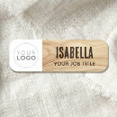 Search for wood grain name tags Employee