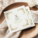 Search for bridal tea napkins Hand drawn