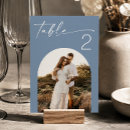 Search for dusty blue table cards Photo table number