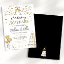 Search for 50 years wedding anniversary invitations Hearts