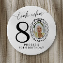 Search for stylish badges Black and white