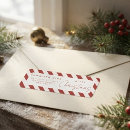 Search for candy cane return address labels Xmas