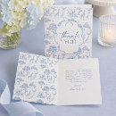 Search for blue toile cards Elegant baby shower