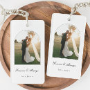 Search for newly weds key rings Black and white