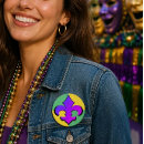 Search for green fleur de lis badges Purple