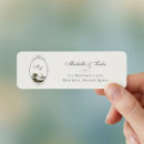 Search for oval return address labels Vintage
