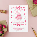 Search for cocktail 50th birthday invitations Pink