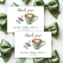 Search for baby is brewing thank you cards Coffee