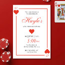 Search for queen of hearts birthday invitations Poker