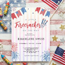 Search for 4th of july baby shower invitations Fireworks