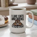 Search for cats and books mugs Cat mum