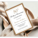 Search for wedding anniversary invitations Black and white
