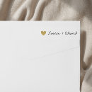 Search for gold hearts return address labels Modern