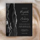 Search for black and silver invitations Modern