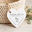 Search for heart shaped hang tags Simple
