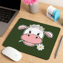 Search for cute cows mousepads Farming