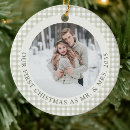 Search for sage green christmas tree decorations Our first christmas