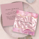Search for silk business cards Pink