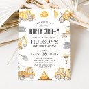 Search for dirty birthday invitations Dump truck party