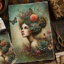 Search for floral decoupage tissue paper Botanical