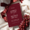 Search for vineyard wedding invitations Burgundy