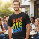 Search for rainbow kiss tshirts Lgbt