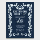 Search for something blue bridal shower invitations Script