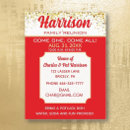Search for gatherings postcards Red