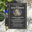 Search for police officer retirement invitations Celebration