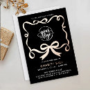 Search for classy corporate invitations Black and gold