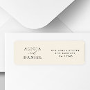 Search for bride and groom return address labels Simple