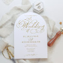 Search for faux gold foil wedding invitations Chic