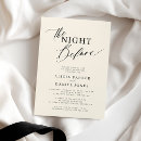 Search for the night before rehearsal dinner invitations Minimalist