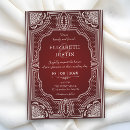 Search for maroon wedding invitations Ornate