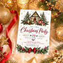 Search for house christmas invitations Red bow