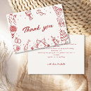 Search for pizza thank you cards Italian bridal shower