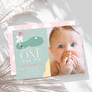 Search for hole in one birthday invitations Pink