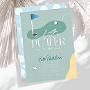 Search for golf baby shower invitations Little putter
