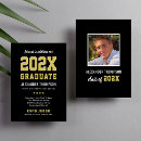 Search for 2022 invitations Black and gold
