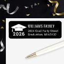 Search for graduation party return address labels Modern