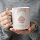 Search for rose gold mugs Typography