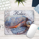 Search for sea turtle mousepads Blue