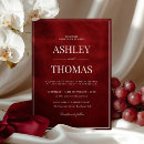 Search for red velvet invitations Burgundy