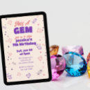 Search for gems invitations Purple