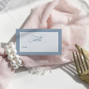 Search for dusty blue place cards Calligraphy